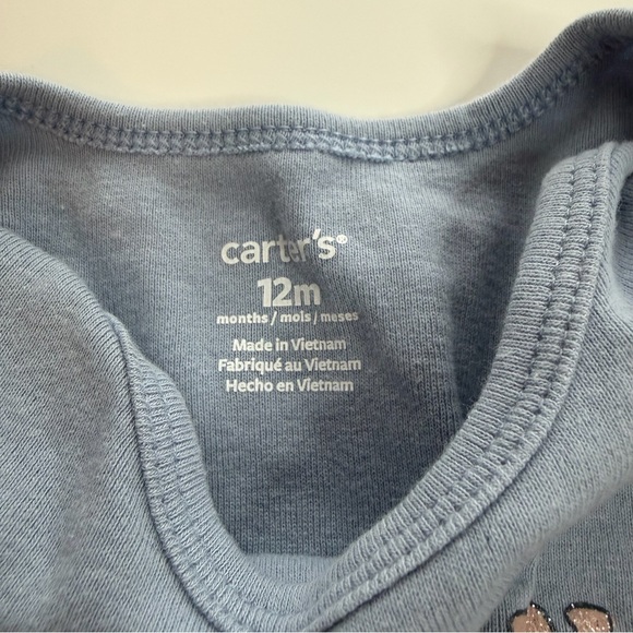 Carter's Blue 'Cousin Crew' Long Sleeve Bodysuit - Picture 2 of 4